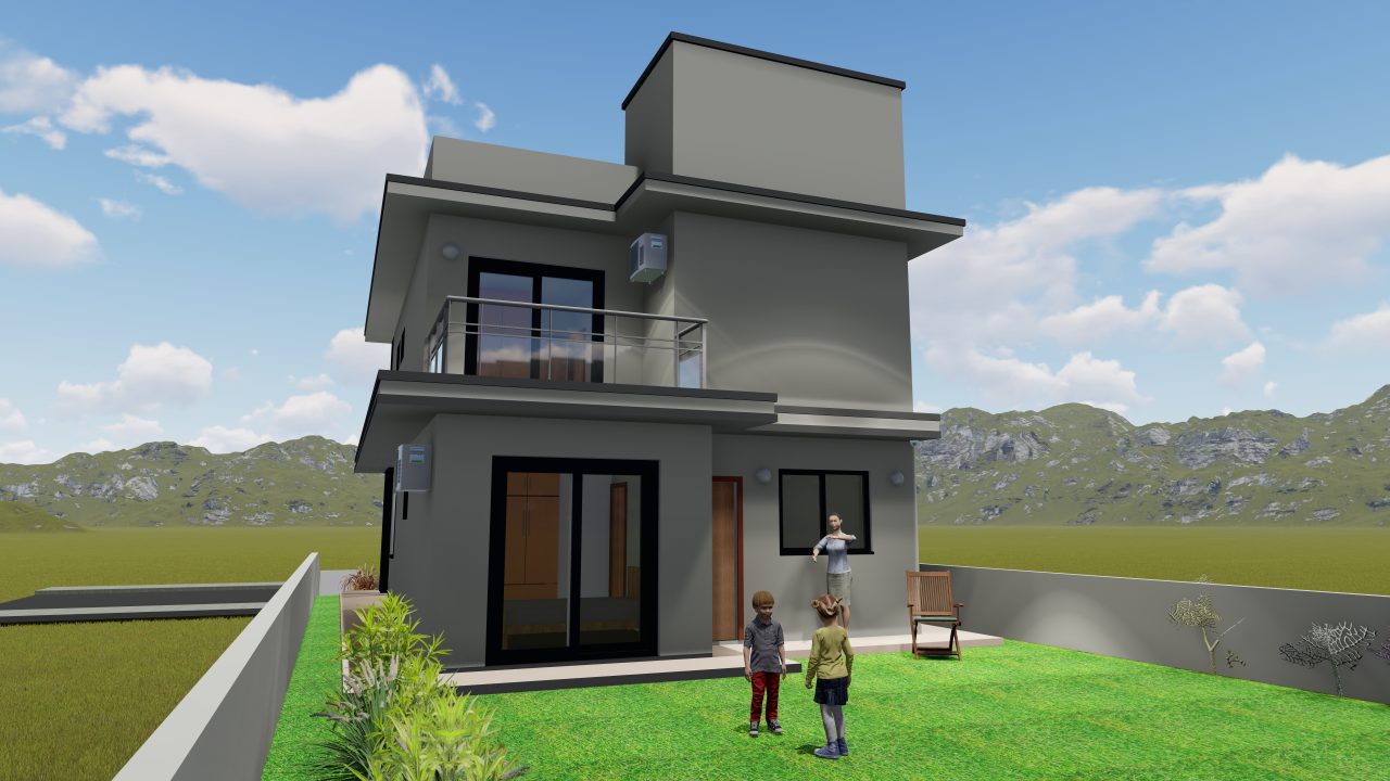 Casa com 3 suites em fase de construção – Garopaba