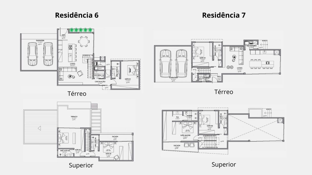 Casas na planta em condomínio fechado em Paulo Lopes Casas na planta em condomínio fechado em Paulo Lopes