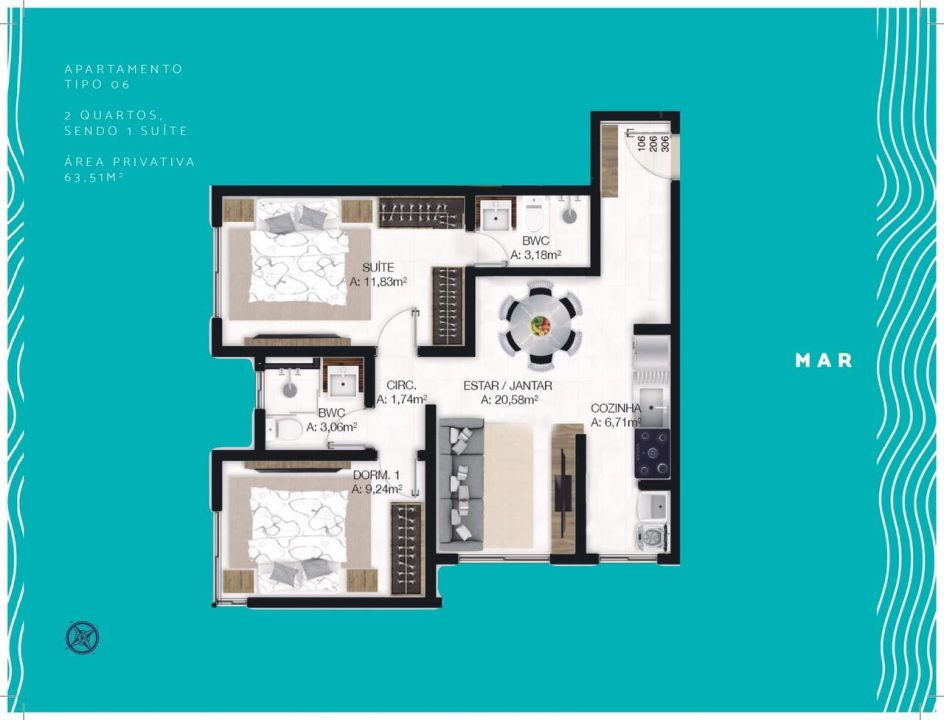 Villa del Mar – Apartamentos á venda em Imbituba Villa del Mar – Apartamentos á venda em Imbituba
