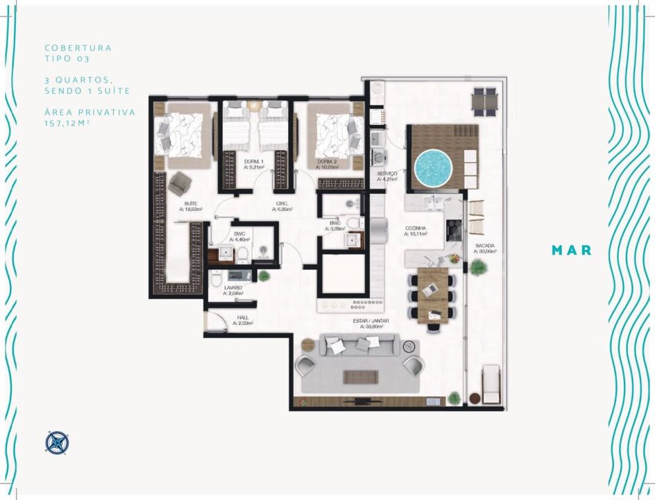 Villa del Mar – Apartamentos á venda em Imbituba Villa del Mar – Apartamentos á venda em Imbituba