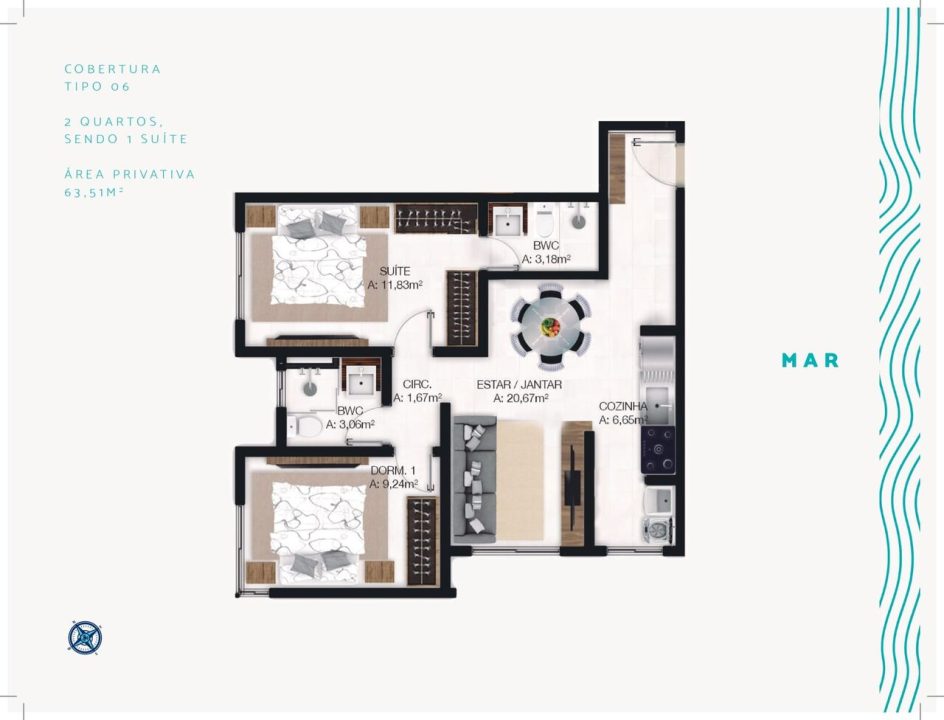 Villa del Mar – Apartamentos á venda em Imbituba Villa del Mar – Apartamentos á venda em Imbituba