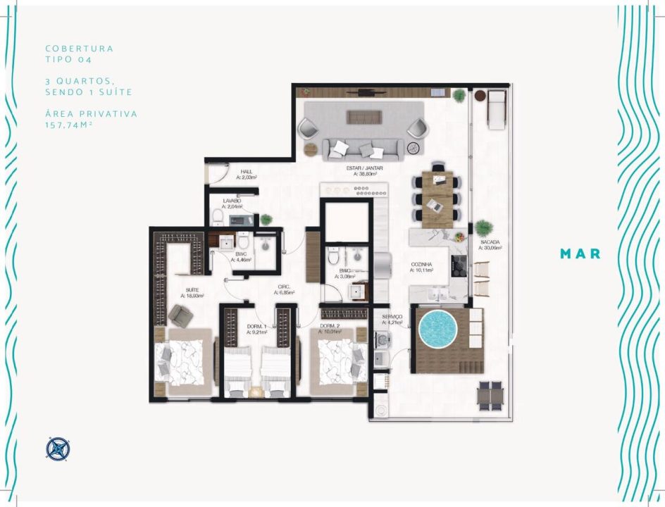 Villa del Mar – Apartamentos á venda em Imbituba Villa del Mar – Apartamentos á venda em Imbituba